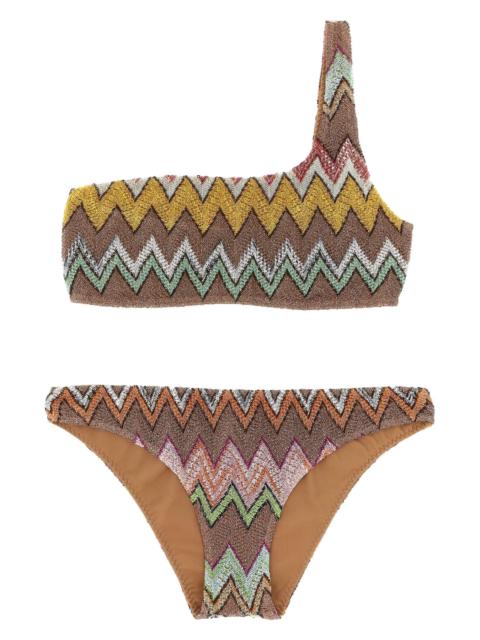Lamé viscose bikini