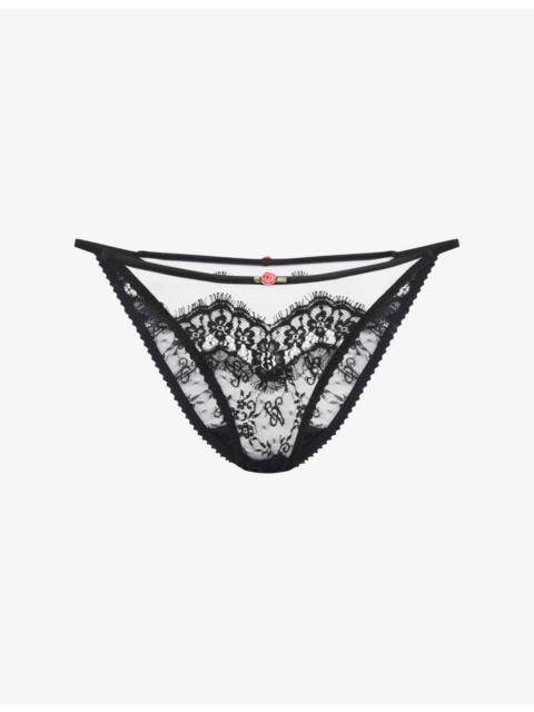 Clarissa Tanga Lace Briefs