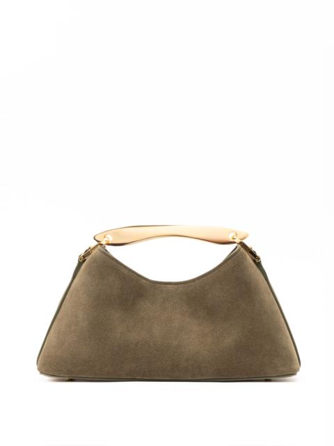 Mini Boomerang Suede Truffle