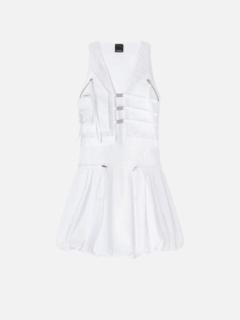 MINI DRESS WITH BALLOON SKIRT AND VEST