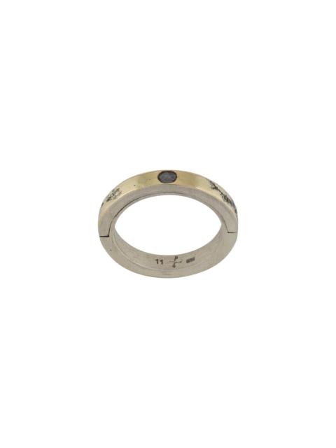 diamond detail band ring