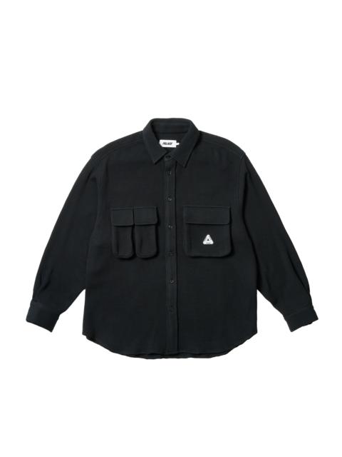 WAFFLE SHIRT BLACK