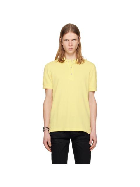 Yellow Piquet Polo