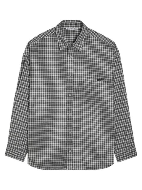 Acne Studios Plaid Cotton Shirt