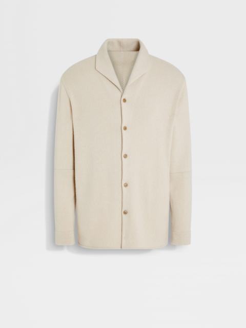 LIGHT BEIGE OASI CASHMERE SHIRT