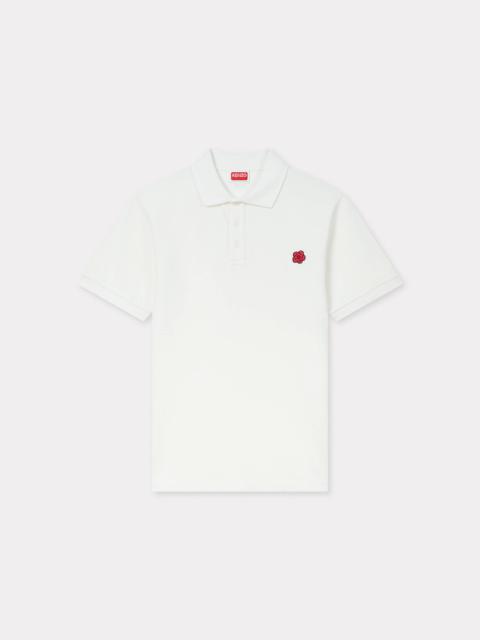 'Boke Flower' embroidered slim polo
