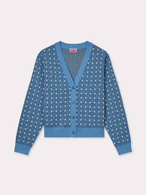 'KENZO Weave' embroidered cardigan