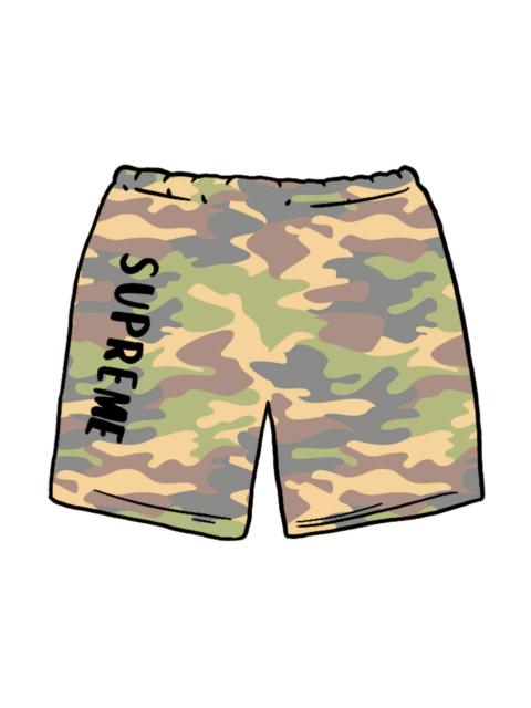 Supreme Supreme Overdyed Sweatshort Painted Camo - 6f95d30d-ef16