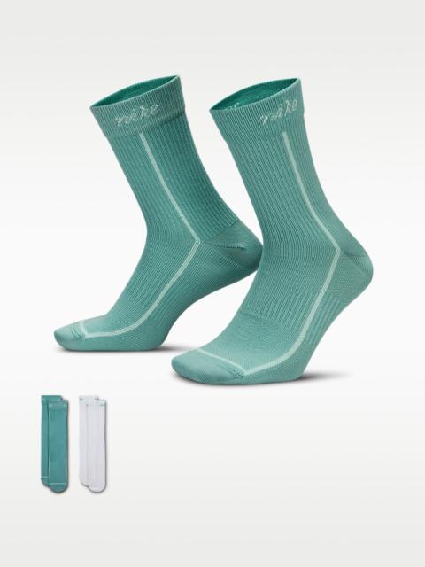 Nike Everyday Plus Women's Lightweight Crew Socks (2-Pair)