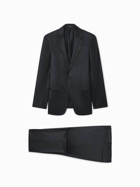ASV SOHO LINE SINGLE-BREASTED SUIT IN PURE VIRGIN WOOL