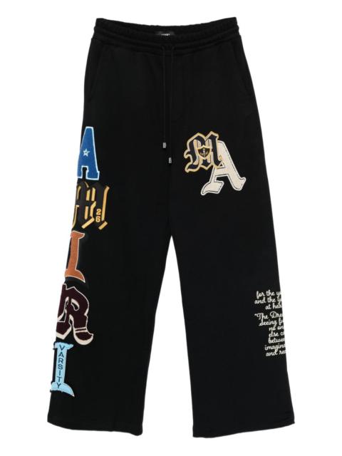 applique track pants