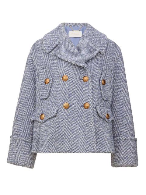 REBELLION HERRINGBONE PEACOAT