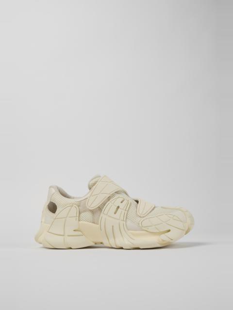 White Textile Sneakers