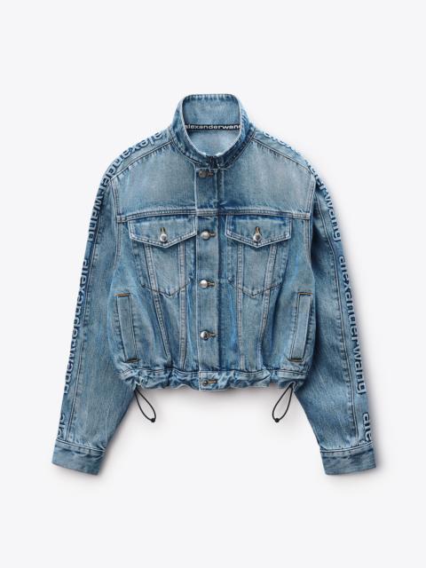 Denim Track Jacket
