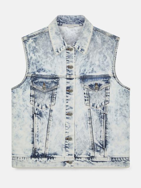 Washed Denim Gilet