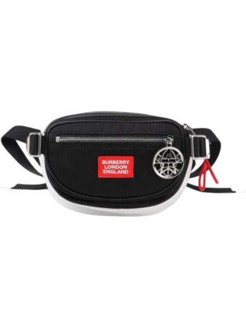 Burberry Econyl Cannon Belt Bag Black/White/Red