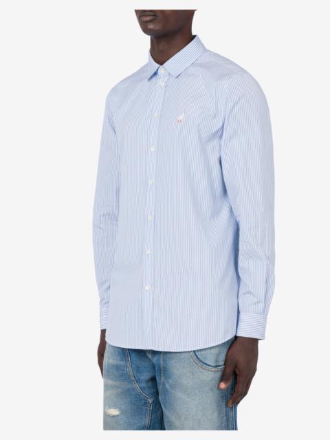 POPLIN SHIRT GOOSE EMBROIDERY