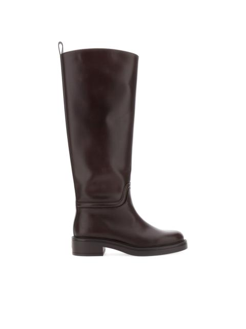 Celia leather riding boots