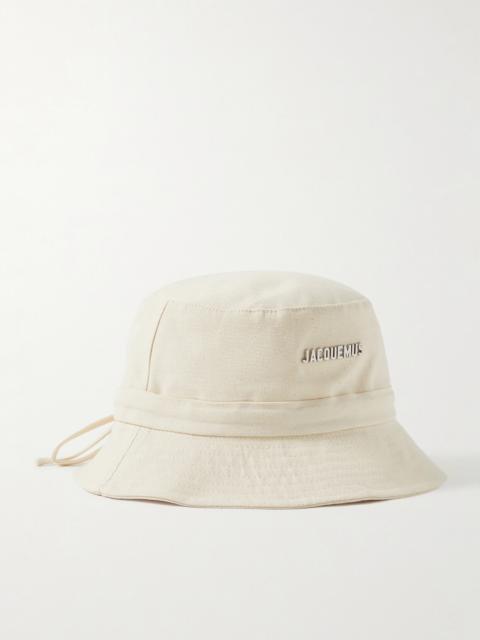 Le Bob Gadjo Embellished Cotton-canvas Bucket Hat