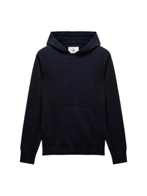 Cotton Slub Laurel Hoodie Navy