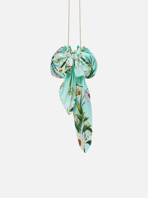 DRAWSTRING POUCH BAG WITH OVERSIZED BOW