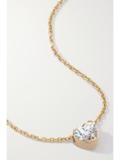 Orangerie de Coeur 18-karat gold diamond necklace Gold