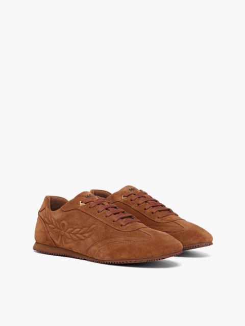 Federlite Lo Sneakers in Laurel Suede Leather