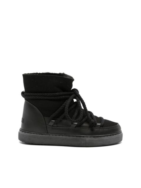 shearling-lining suede ankle boots