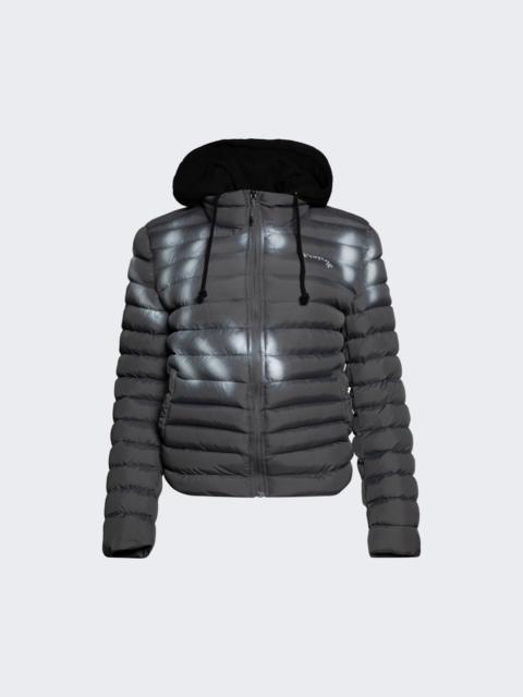 Puffer Hoodie Jacket Grey