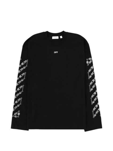 long-sleeve graphic T-shirt