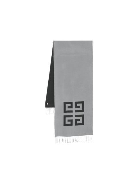 logo-print scarf