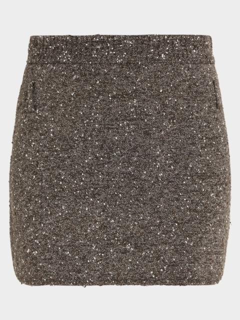 Stella Bouclé Tweed Mini Skirt