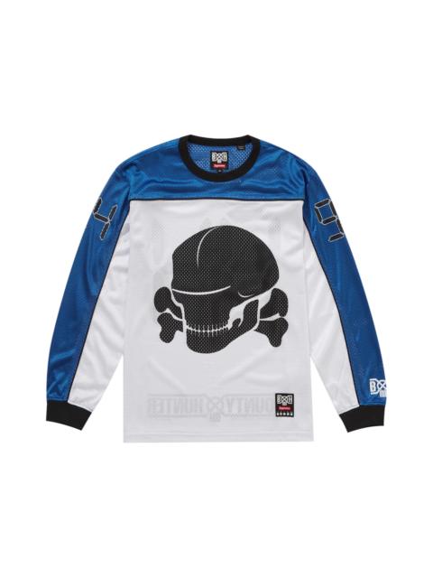 Supreme Bounty Hunter Mesh Moto Jersey White