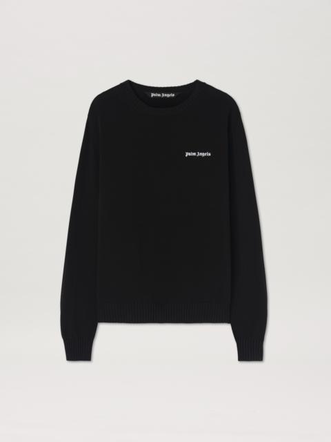 Embroidered Logo knit sweater