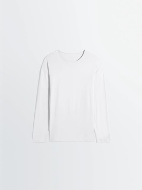 LONG-SLEEVED T-SHIRT IN COTTON SILK INTERLOCK