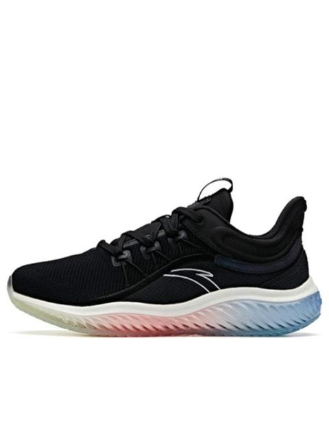 (WMNS) ANTA Running Series Sneakers 'Black White' 12945501-1