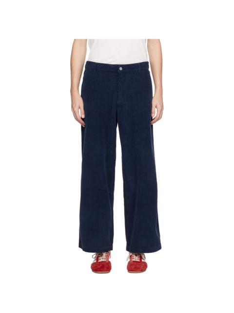 Navy Corduroy Trousers