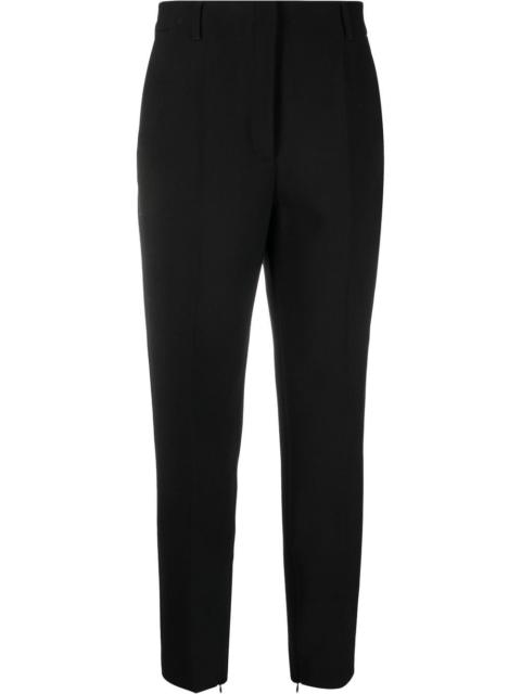 high-waisted cigarette trousers