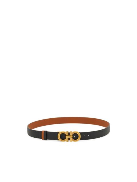 reversible and adjustable Gancini belt
