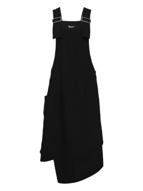 pinafore sleeveless asymmetric dress