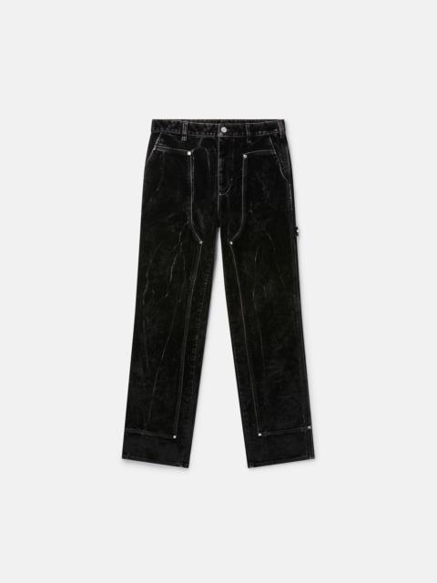Straight Leg Velvet Jeans