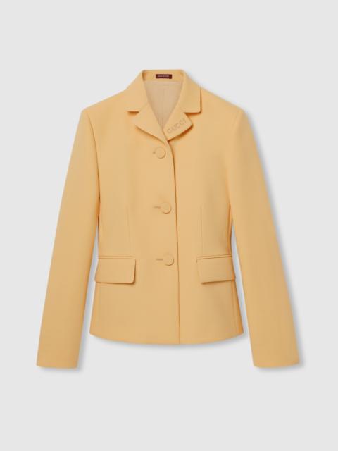 Light wool crêpe jacket