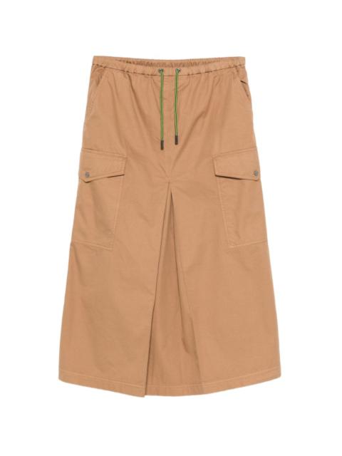 cargo drawstring skirt
