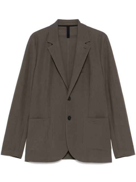 single-breasted blazer