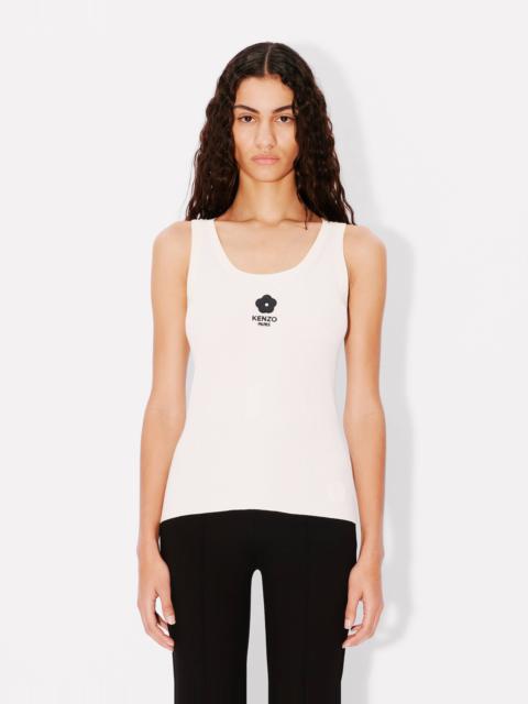 'Boke 2.0' embroidered rib tank top