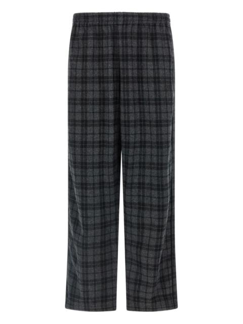 Ruff Rider check-pattern trousers