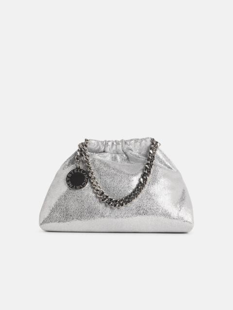 'FALABELLA COULISSE' MINI BAG IN SILVER 'SHAGGY DEER'