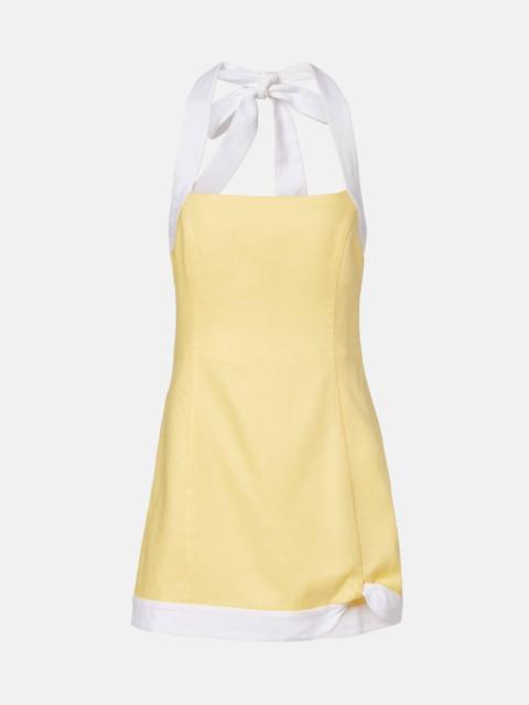 Linen minidress