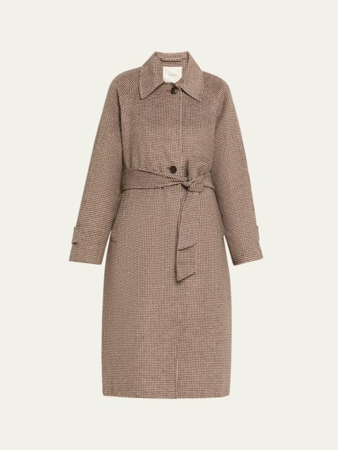 Tomlinson Belted Houndstooth Coat