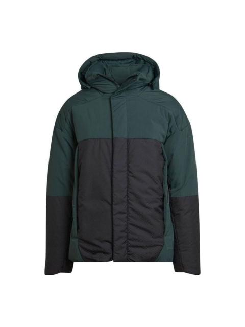 adidas Terrex Myshelter Cold.Rdy Double Down Jacket 'Green Black' HG6031